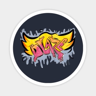 Blaze Graffiti Magnet